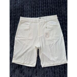 Graham Luxe Shorts Mens Fog Gray Trace Golf Performance Lightweight Size 34 NWT